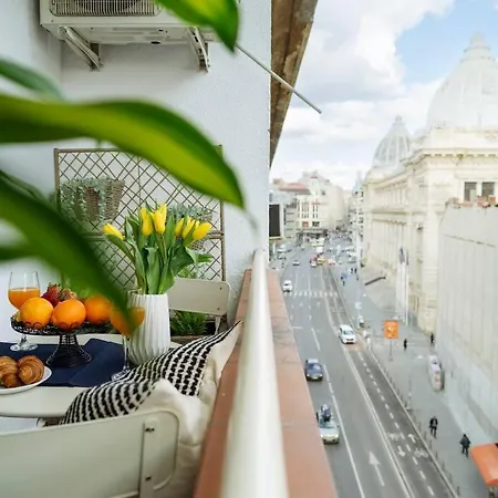 Amazing View Calea Victoriei Old Apartment